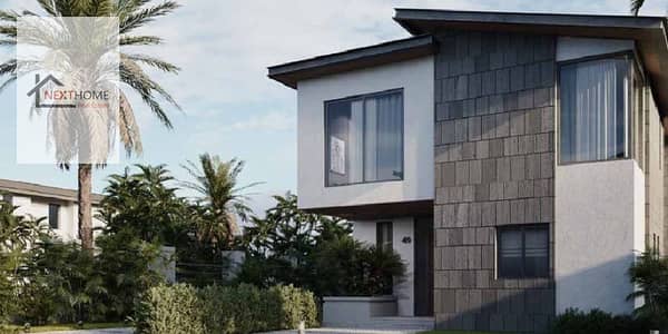 Villa for sale in Creek Town Compound, Fifth Settlement, New Cairo. 528 sq m. Resale price available.