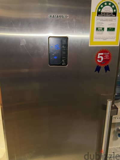 Samsung Upright Freezer 298L Stainless Steel (Original Korean Build)