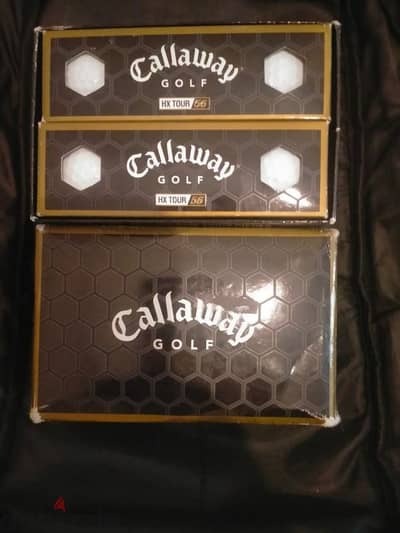 **درزن كرات جولف كالاوي أصلية كاملة (Callaway HX Tour 56 Golf Balls)
