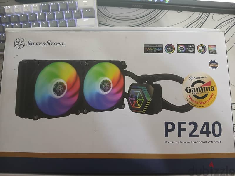 liquid cooler silver stone pf240 1