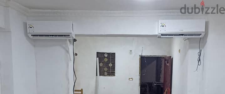 تكييف فريش 1 و نصف  بارد كسر زيرو استخدام 9 شهور
