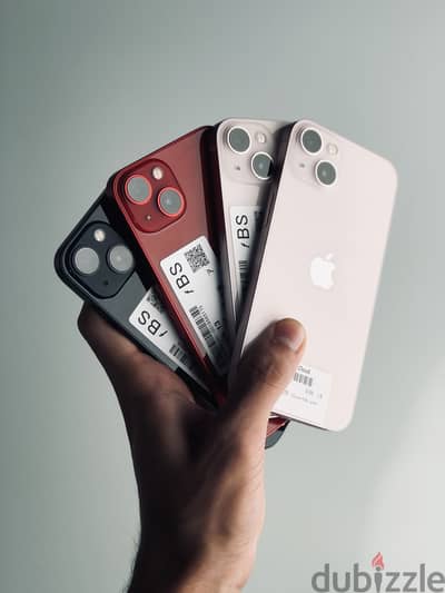 آبل - آيفون 13 128 GB بطاريات فوق ال ٨٥٪؜ حالات زيرو