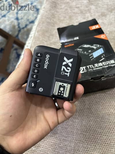 تريجر Godox X2T-C لكانون - بحالة الزيرو بالعلبة