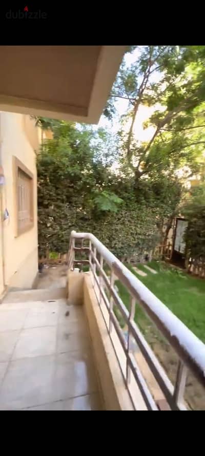 Apartment for rent under ground law with a private garden in Madinaty b6