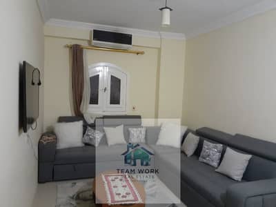 Furnished apartment for rent: "Ahali" apartment, first floor, 3 rooms, in the heart of District 11, Zayed