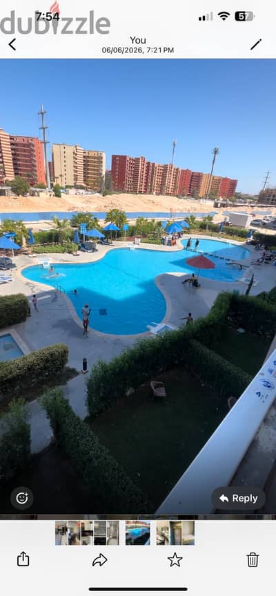 شاليه للايجار بقريه جولف بورتو مارينا