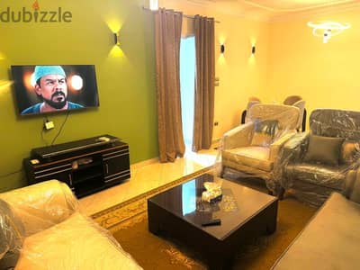 شقة مفروشة للايجار اول ساكن حي الفردوس (عمارات ضباط الشرطة)