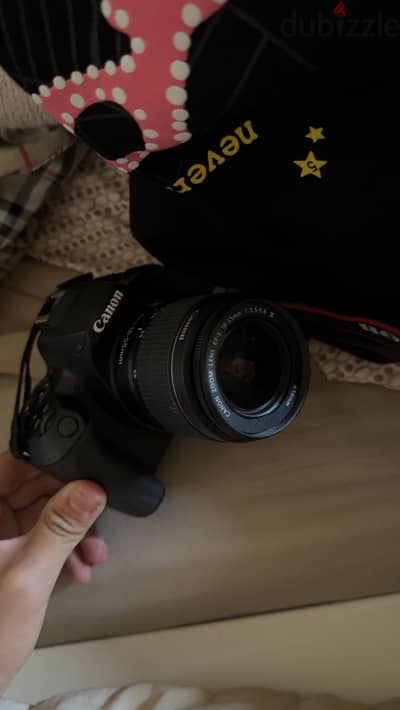 Canon EOS 250D DSLR + Lens 18-55 IS STM بحاله ممتازه جدا  استعمال خفيف
