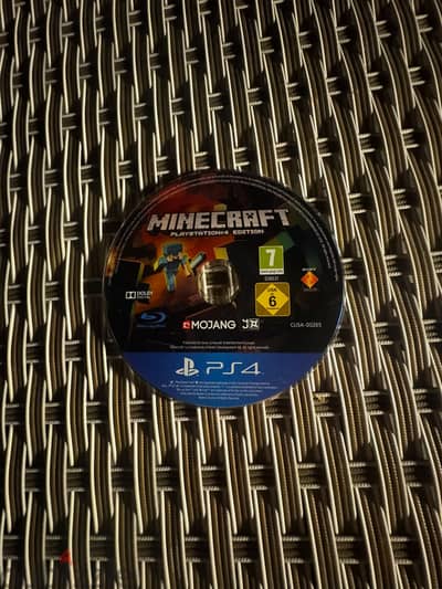 Playstation 4 Minecraft Cd - Great Condition