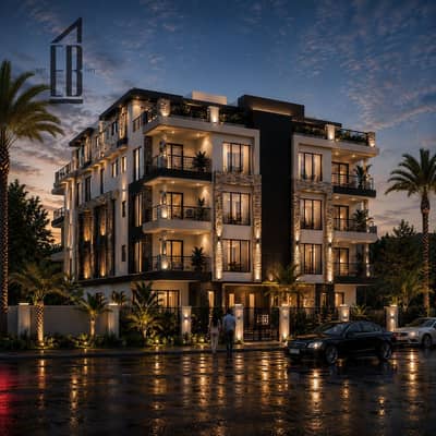 Apartment for Sale Facing Service Area Near Mohamed Bin Zayed Axis – Beit El Watan .