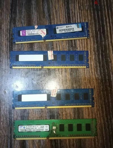 4 رامات 2 جيجا ddr3