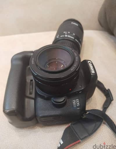 Canon 750D + 18-55 + 50mm + Battery Grip | Full Kit