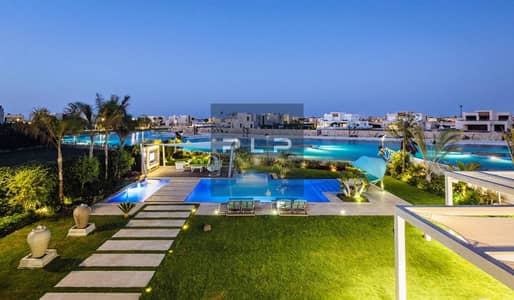 واتر فيلا للبيع في هاسيندا باي  سيدي عبدالرحمن الساحل الشمالي | فيو علي water feature برايم لوكيشن باقل سعر