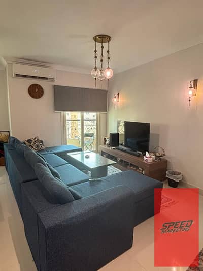 Hotel apartment for rent in Al-Taga’a Al-Awal Al-Banafseg Buildings, in the best location, close to all services and 3 minutes away from 90th Street,