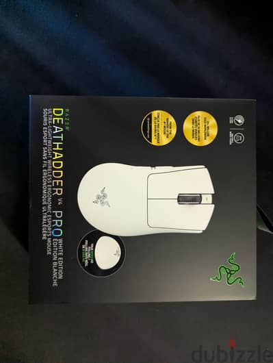 Razer DeathAdder V4 Pro (White Edition) Gaming Mouse
