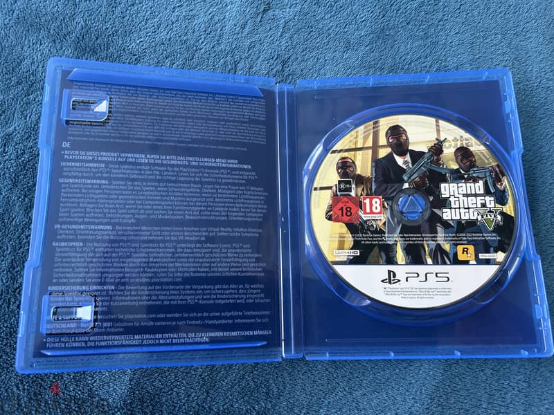 GTA V PS5 used cd 1
