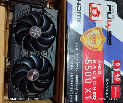 5500 XT 8GB sapphire pulse