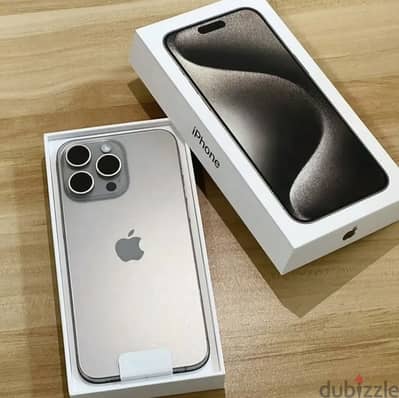 Apple - iPhone 15 Pro Max وتربروف معاه حاجته كلها كاملة معفي