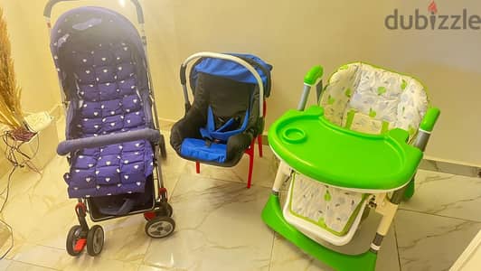 عربات اطفال بحالة ممتازة