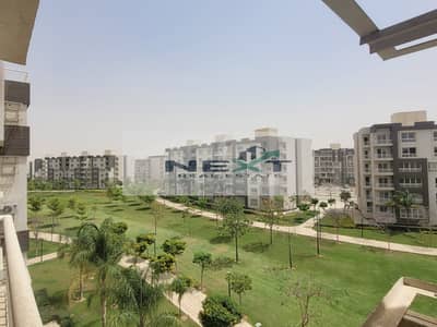 For rent in Madinaty, a new law apartment of 140 sq m in B12 with a wide garden view. First occupancy, unobstructed sea view, completely private, very