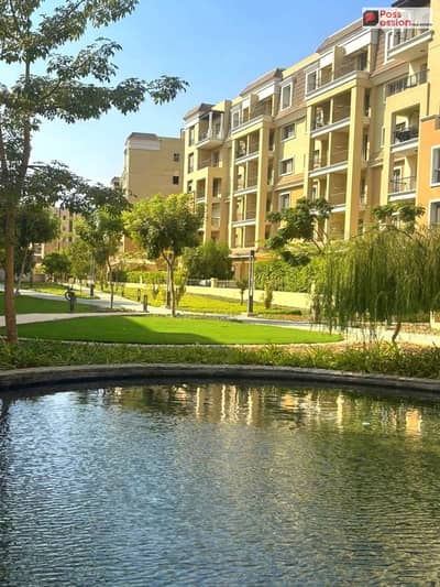 3-bedroom apartment for sale in Sarai – New Cairo with 50% discount on the total price, featuring a prime location on Suez Road next to Madinaty