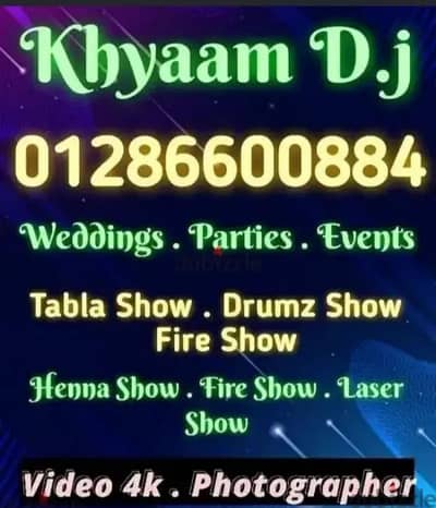 Dj Khyaam wedding and parties agency
