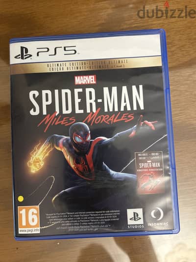 Spiderman-Miles morales ultimate edition ps5