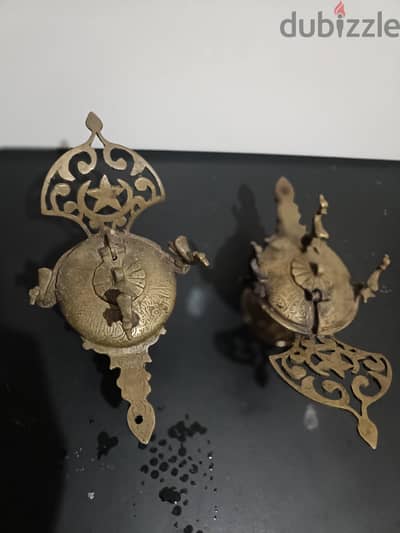 مصباحين نحاس
