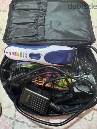 ماكينة حلاقة Wahl Colour Code كاملة مع الشنطة