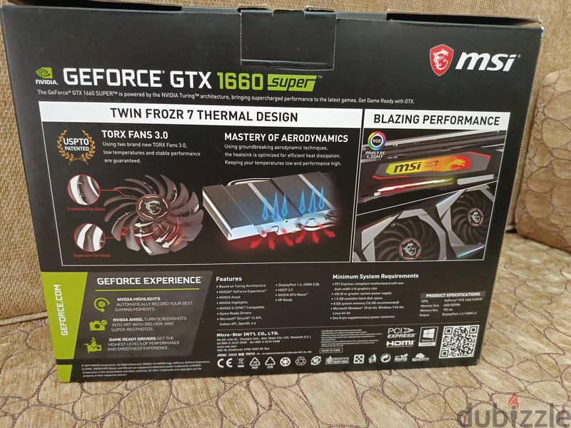 GTX  1660super 8