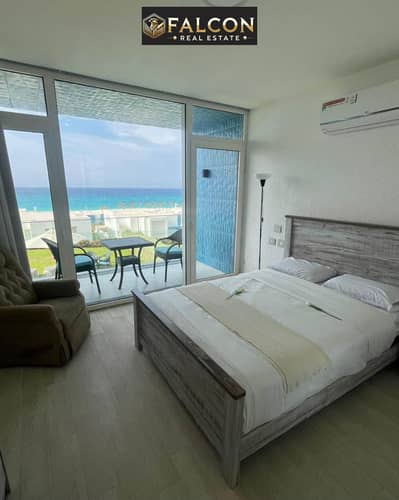 استثمر مع ساويرس 60ثانيه مشي للبحر SEA VIEW عائد $$ ايجاري بالدولار شاليه للبيع سيلفر ساندس اورا Silver Sands راس الحكمه الساحل الشمالي دقايق من سيزر