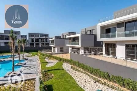 Villa for sale212 sqm in Patio Zahraa, Sheikh Zayed. Immediate delivery, next to Al Ahly Club, built-up area, prime location.