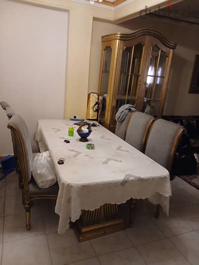 غرفة سفرة للبيع حالة جيدة جدا