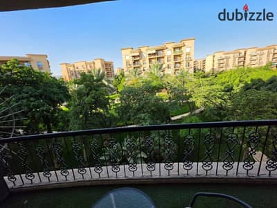 162m² apartment for rent in Al Rehab 2 | High-end super deluxe, 3 bedrooms, living room, wide garden view, includes kitchen and air conditioning, next to Avenue Mall