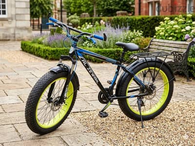 عجلة فات بايك بحالة ممتازة Fat Bike AL ZEWAIL مقاس كبير