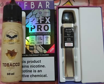 فيب  Elfbar ELFX Pro  سبب البيع رجعت للسجاير
