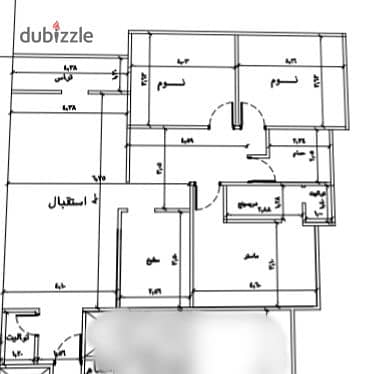 Apartment for sale in the fourth district west of Al-Shorouk City 195m 3 rooms 3 bathrooms steps from Vivens Mall and close to Helio Polis Club repeated floor