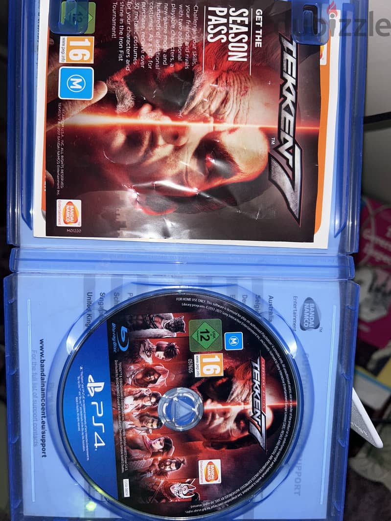 Tekken7 ps4  used 1