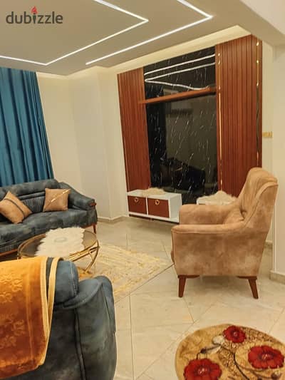 Furnished, air-conditioned hotel-style apartment next to City Stars, available for daily and monthly rent for families. Excellent location in Nasr Cit