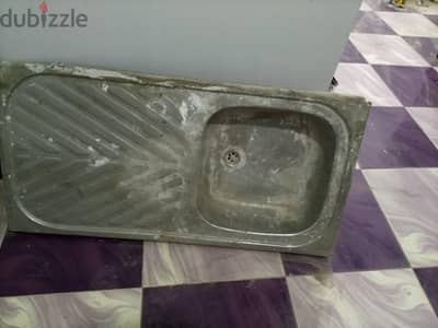 حوض مطبخ استلس للبيع ف حاله جيده