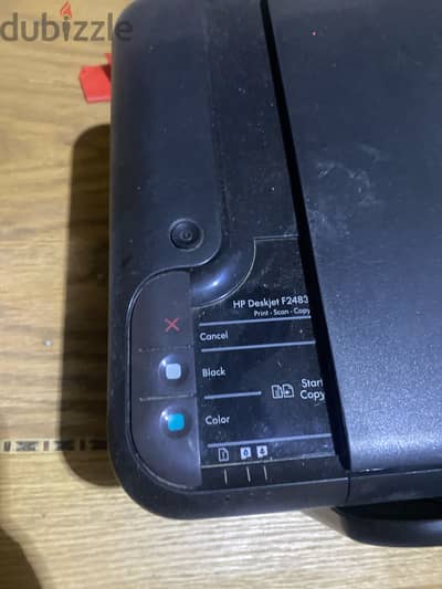 طابعة وماسح ضوئي HP Deskjet F2483 All-in-One