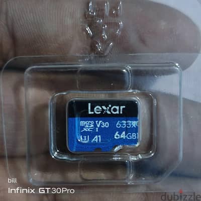 كارت ليكسر(lexar)  64 جيجا استعمال شهر واحد