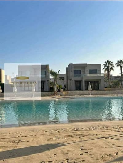 شالية متشطب بالتكيفات للبيع بفيو دايركت على اللاجون فى ازها راس الحكمة واقساط على اطول فترة سداد بدون فوائد