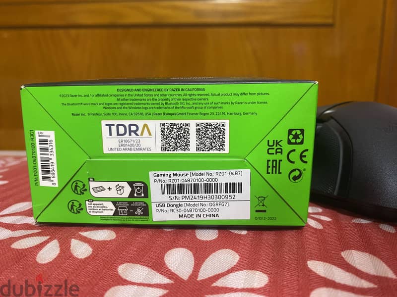 RAZER Basilisk v3 X HyperSpeed في الضمان 8