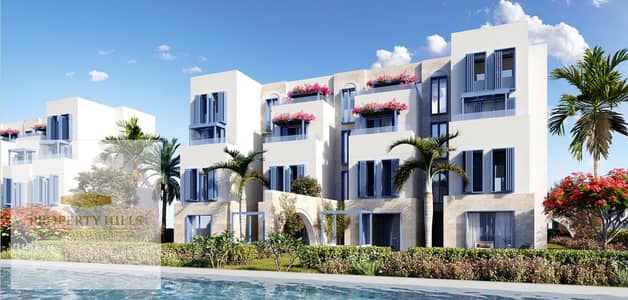 شاليه 3 غرف  جاهز للسكن ومُجهز بالكامل للبيع بالتقسيط في NAIA BAY، رأس الحكمة، الساحل الشمالي