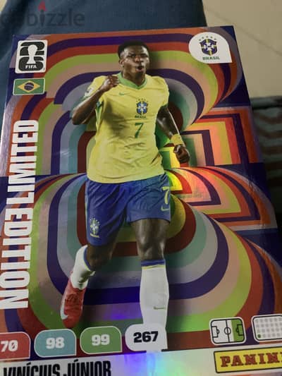Panini limited edition card
