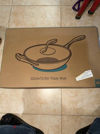 Tupperware Chef Series 32cm Stainless steel wok