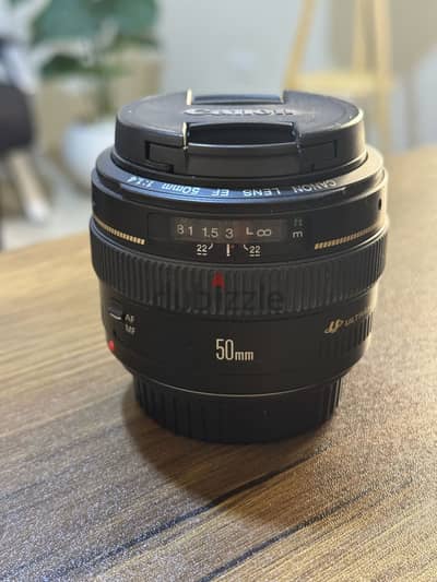 عدسة Canon EF 50mm f/1.4 USM Lens