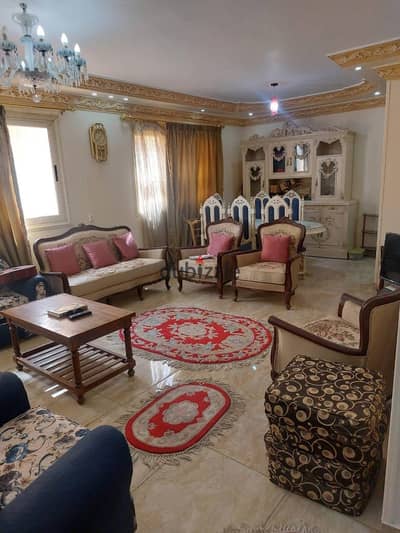 Furnished apartment for rent in Compound AlMaamoura on Gamal Abdel Nasser Axis
