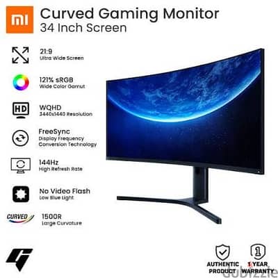 Xiaomi curved gaming monitor